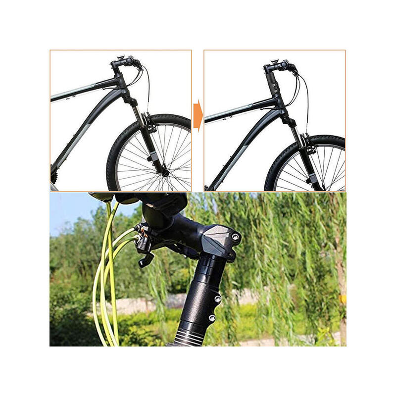 Extensor pipă bicicletă 28,6 mm (1,1/8") - Adaptor înălțime reglabil Ahead