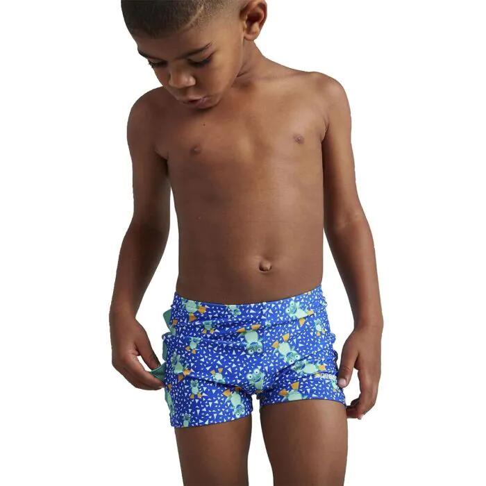Bañador Speedo Corey Croc Digital Aquashort para niño, azul, talla 9-12M 1/6