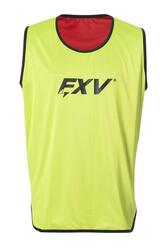 Chasuble de rugby REVERSIBLE jaune-rouge Force XV