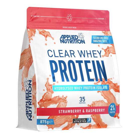 Applied Nutrition Clear Whey (875g) Strawberry & Raspberry - Eiwitten