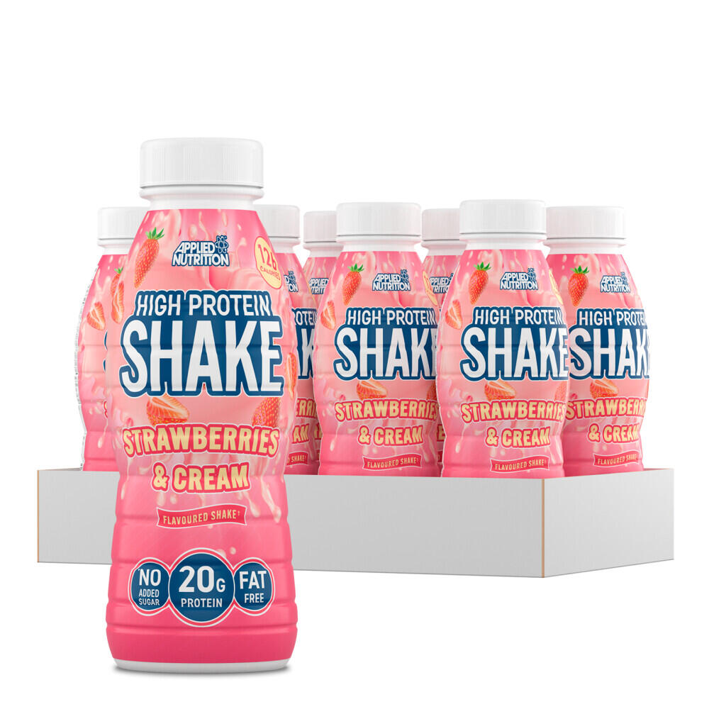 Applied Nutrition - Boissons Protéinées - High Protein Shake - Fraises Et Crème - Shake Protéiné - Decathlon