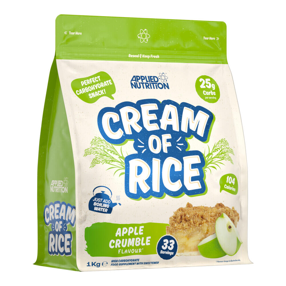Applied Nutrition Cream of Rice (1000g) Apple Crumble - Functional Food