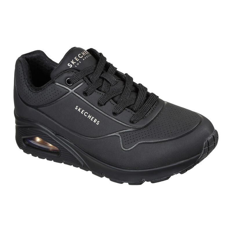 Zapatillas Deportivas Caminar Mujer Skechers 73690_BBK Negras con Cordones