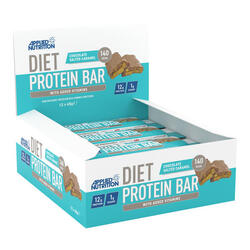 Barres protéinées - Diet Protein Bar - Chocolat au Caramel Salé Boite de 12