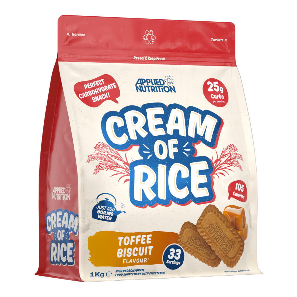 Applied Nutrition - Crème De Riz - Cream Of Rice - Biscuit Au Caramel - Crème Énergétique - Decathlon