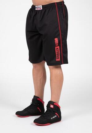 Wallace Mesh Shorts - Zwart/Rood