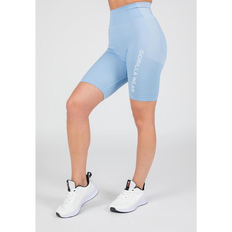 Selah Bezszwowe Cycling Szorty ight Niebieski