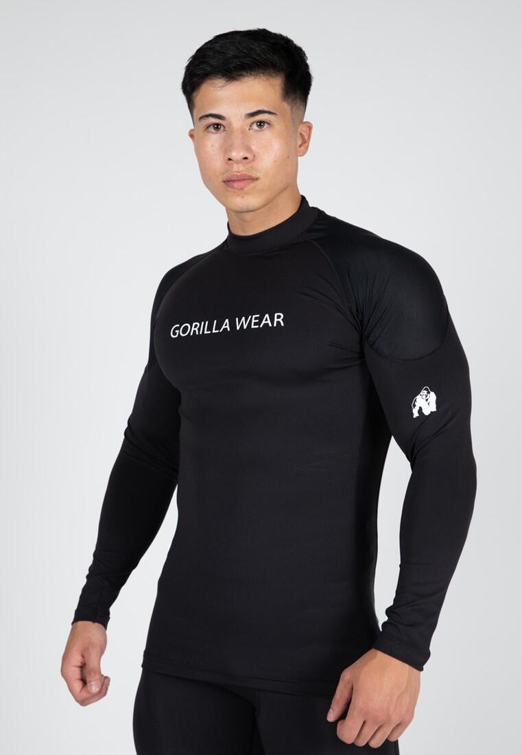 GORILLA WEAR Lorenzo Performance Maniche lunghe - Nero