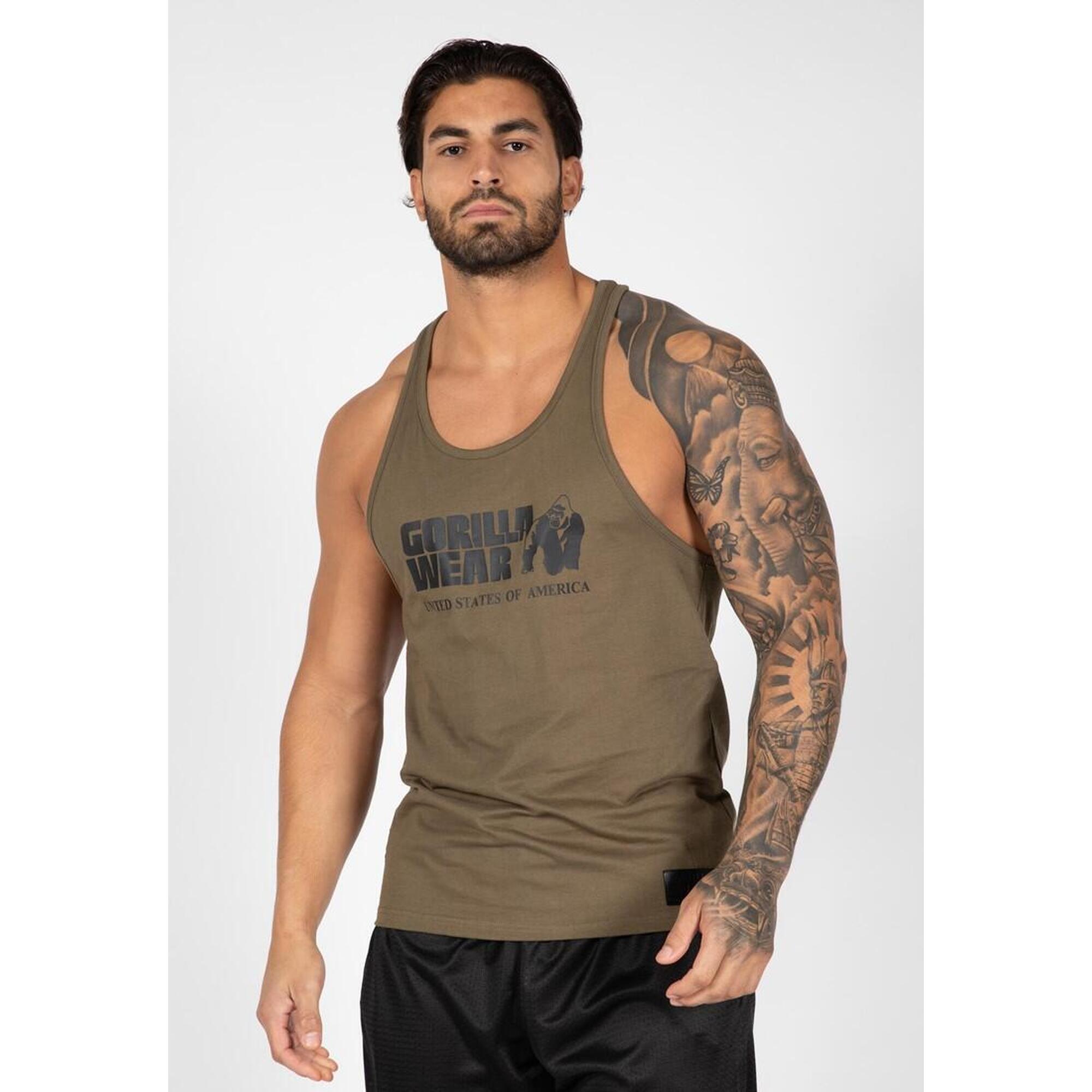 Gorilla Wear - Classic Débardeur - Armée Verte - Chemise Sans Manche - Vert - 56 3xl - Decathlon
