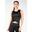 Gorilla Wear Estelle Twisted Crop Top - Zwart