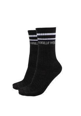 Crew socks 2-pack - zwart - eu 43-46