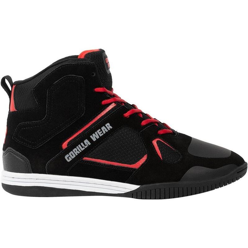 Troy High Tops - Black/Red - EU 42