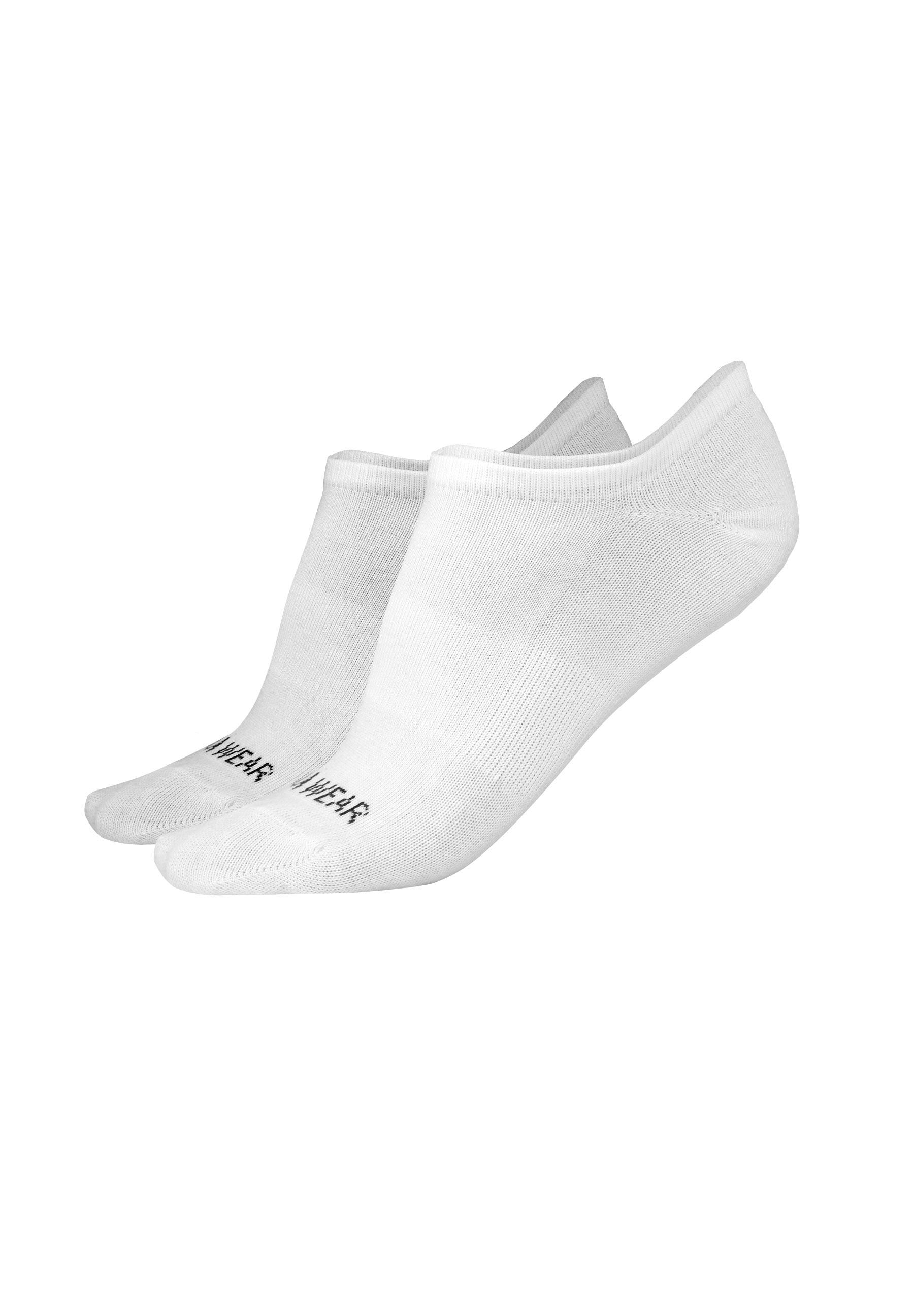 GORILLA WEAR Calzini alla caviglia 2-Pack - Bianco - EU 43-46