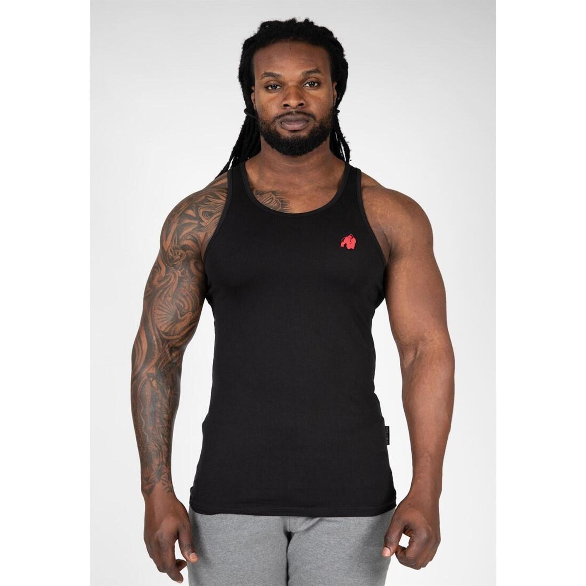 Gorilla Wear - Adams Extensible Débardeur - Noir - T-shirt Sans Manche - Noir - 38 S - Decathlon