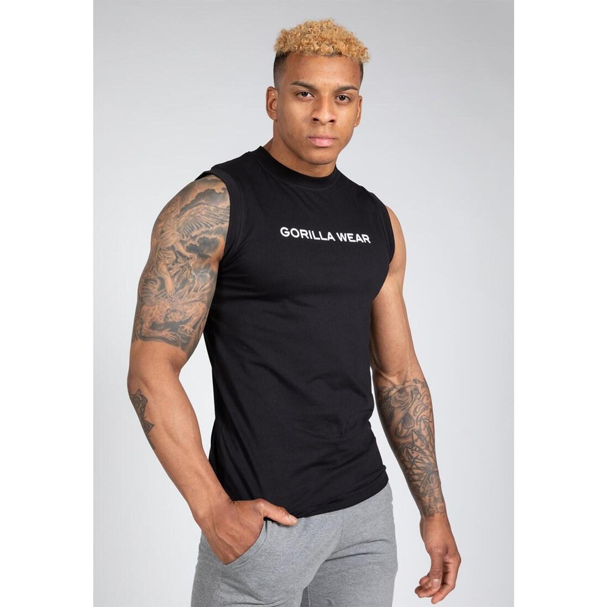 Sorrento Sleeveless T-Shirt - Black - XL