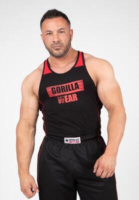 Wallace tank top - grijs/oranje