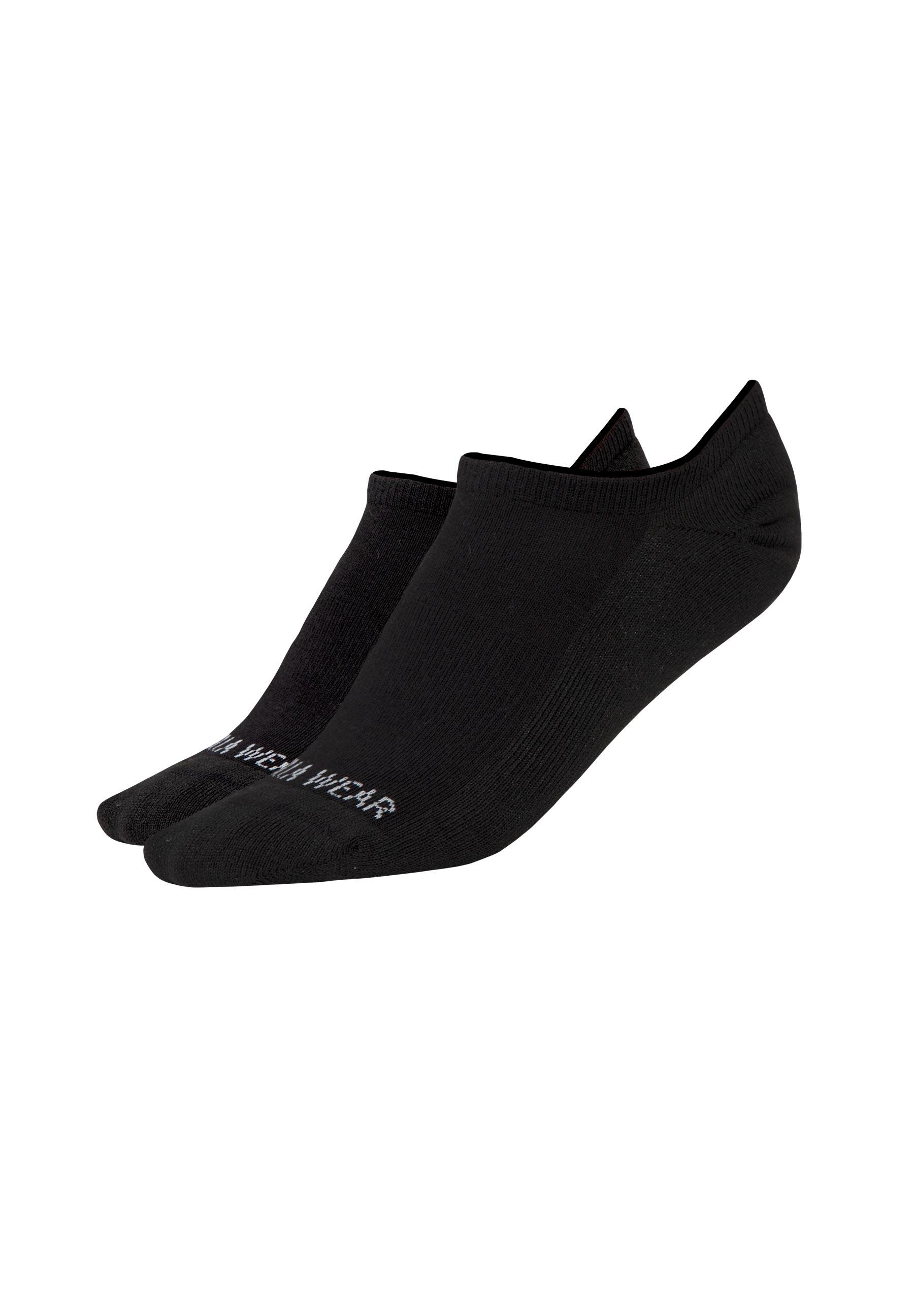 GORILLA WEAR Calzini alla caviglia 2-Pack - Nero - EU 39-42