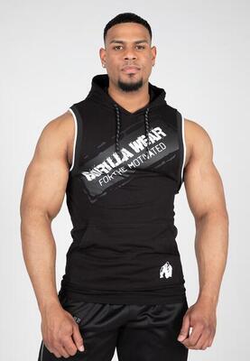 Loretto hooded tank top - zwart