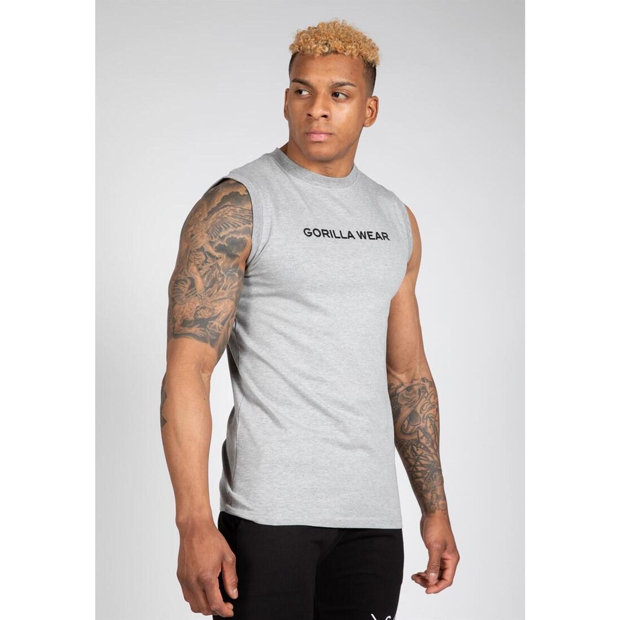 Sorrento Sleeveless T-Shirt - Gray - 3XL