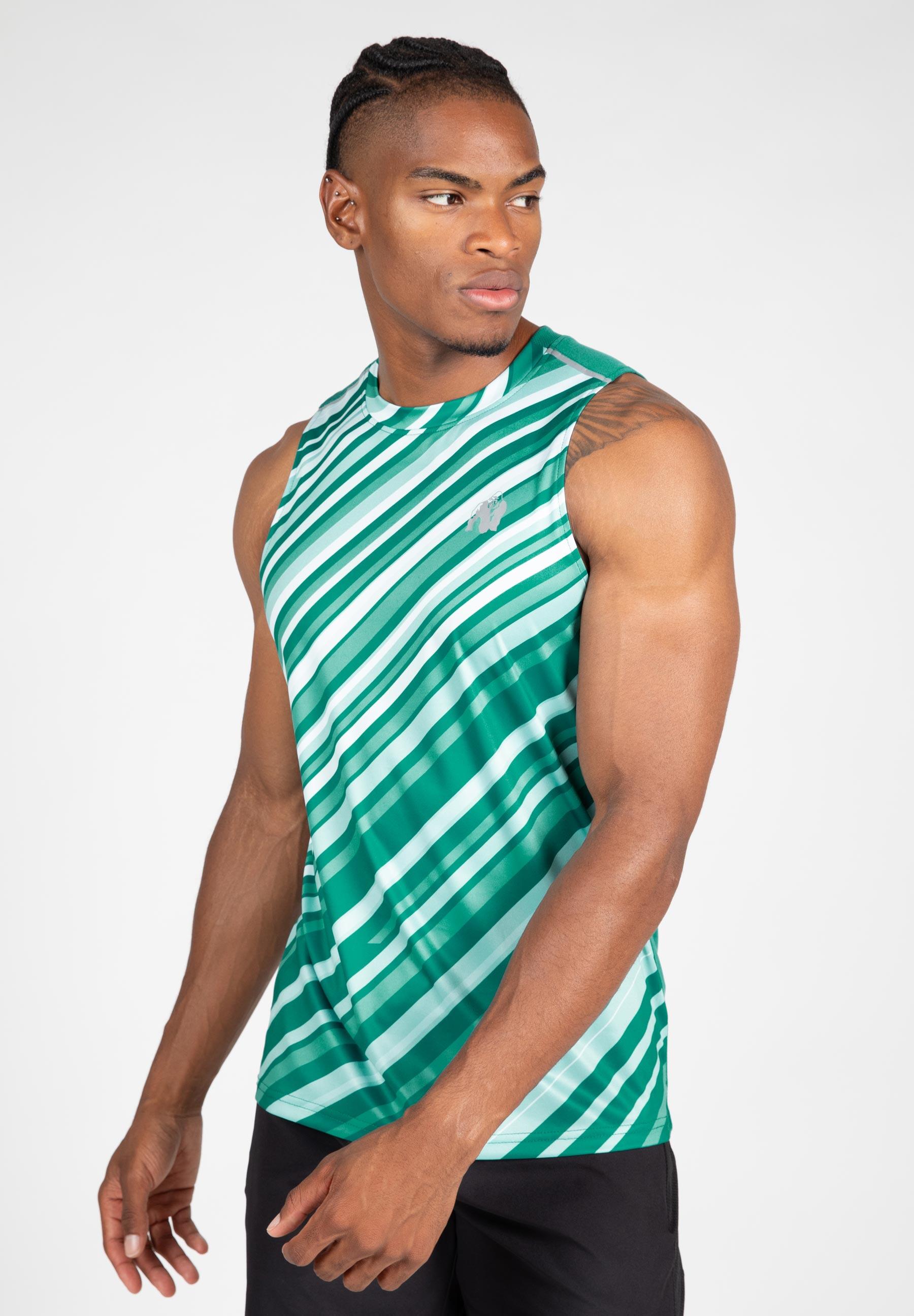 GORILLA WEAR Easton Camiseta de tirantes - Teal Verde