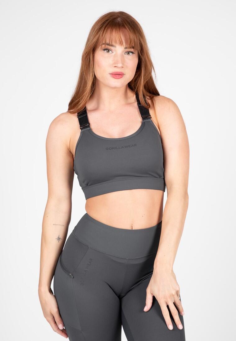 GORILLA WEAR Monroe Sport-BH - Grau