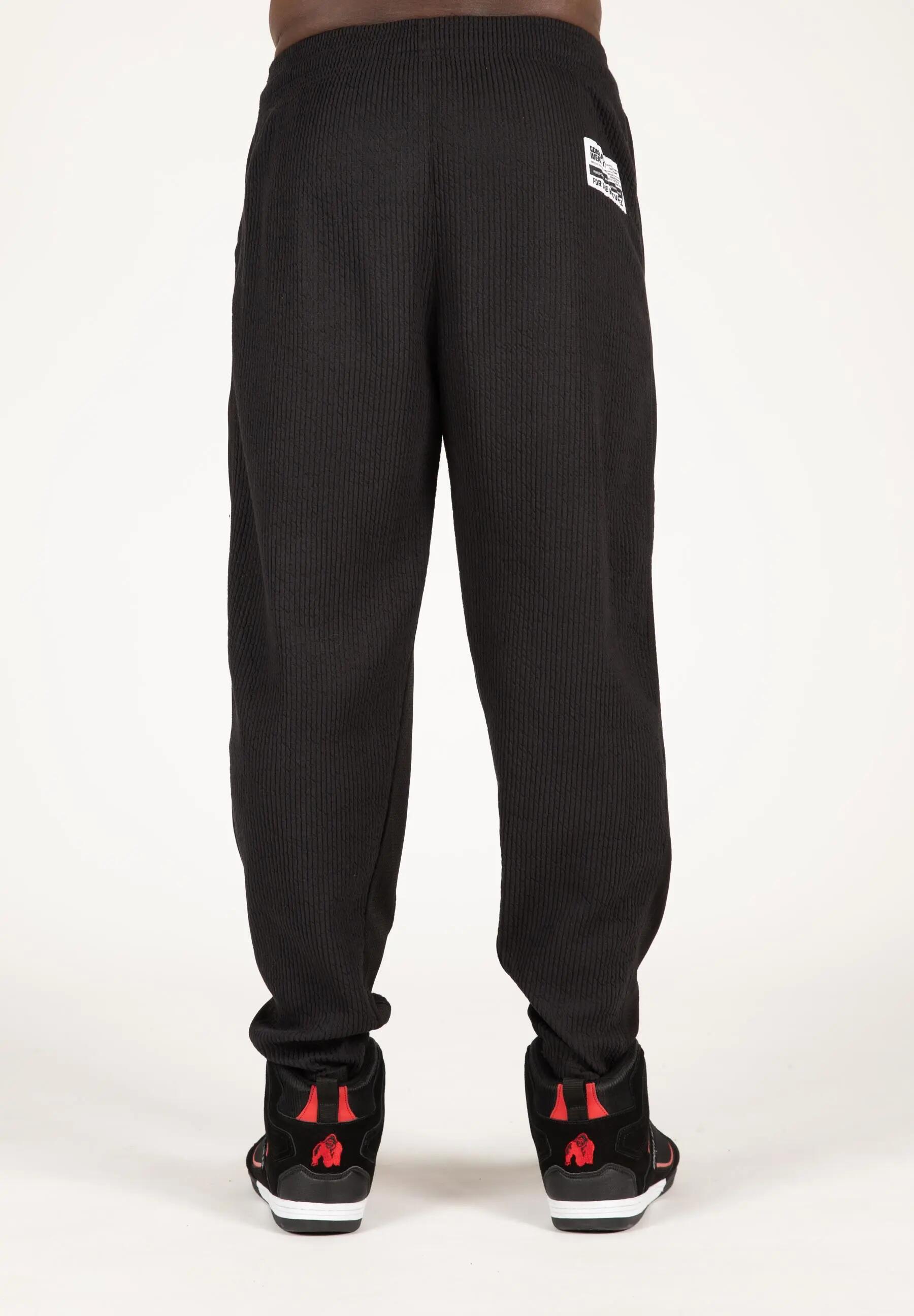 Pantalón Chándal Fitness Largo Hombre GORILLA WEAR Augustine Old School Rojo 4/6