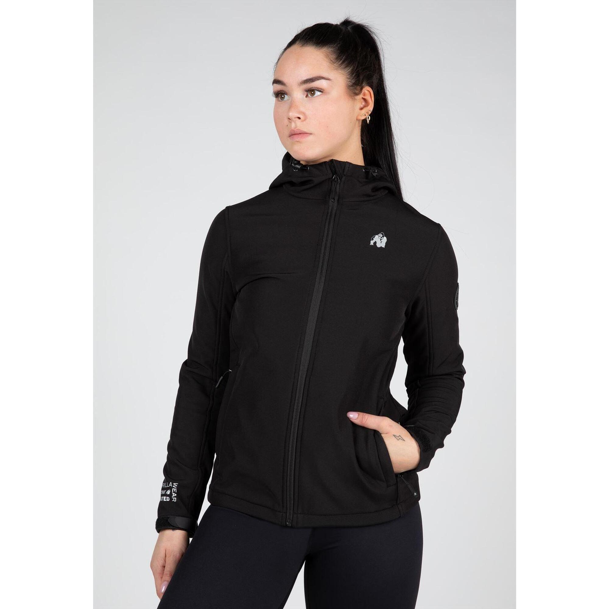 Gorilla Wear - Mina Coquille Souple Veste - Noir - Softshell - Noir - 40 M - Decathlon