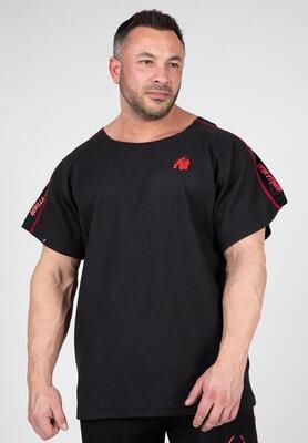 Buffalo old school workout top - zwart/rood