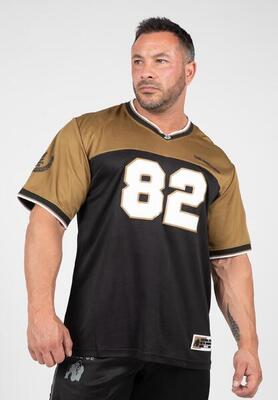 Trenton football jersey - zwart/goud