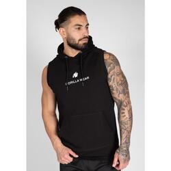 Lincoln Sleeveless Hoodie - Black