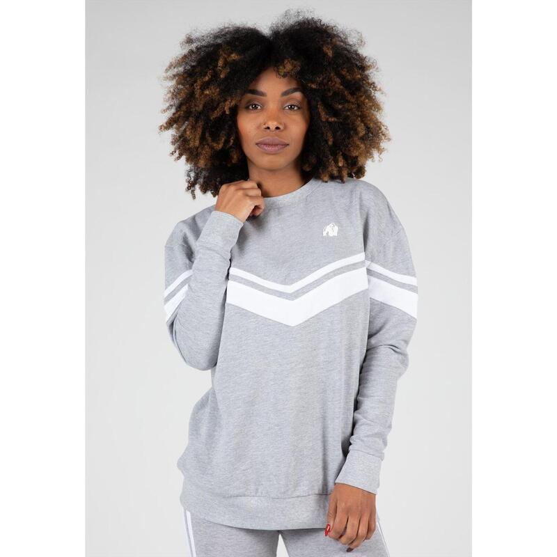 Hailey Felpa oversize - Grau Melange - M