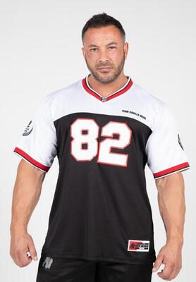 Trenton football jersey - zwart/wit