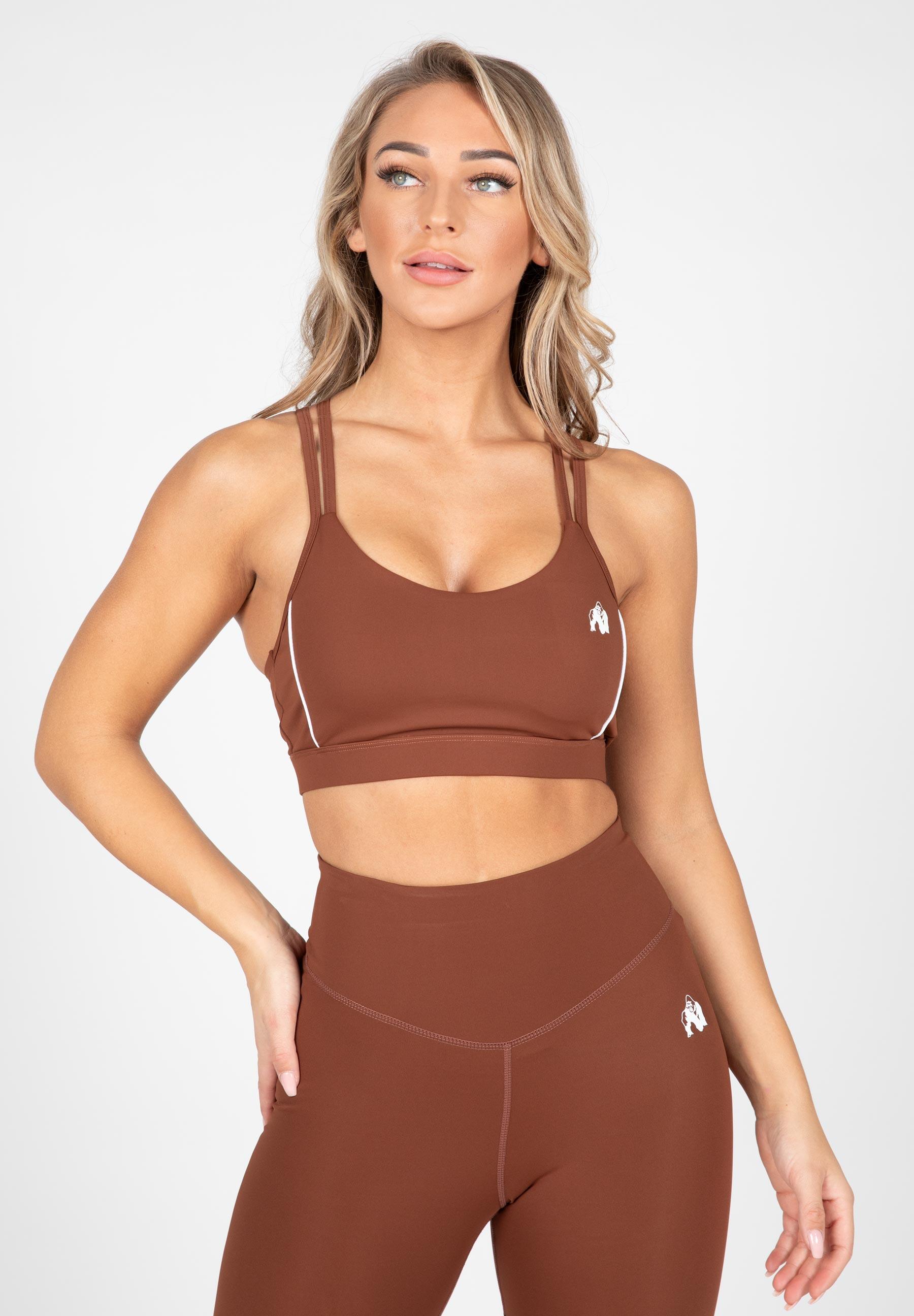 GORILLA WEAR Arizona Reggiseno sportivo - Marrone