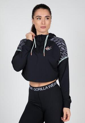 Zion Cropped Hoodie - Rood