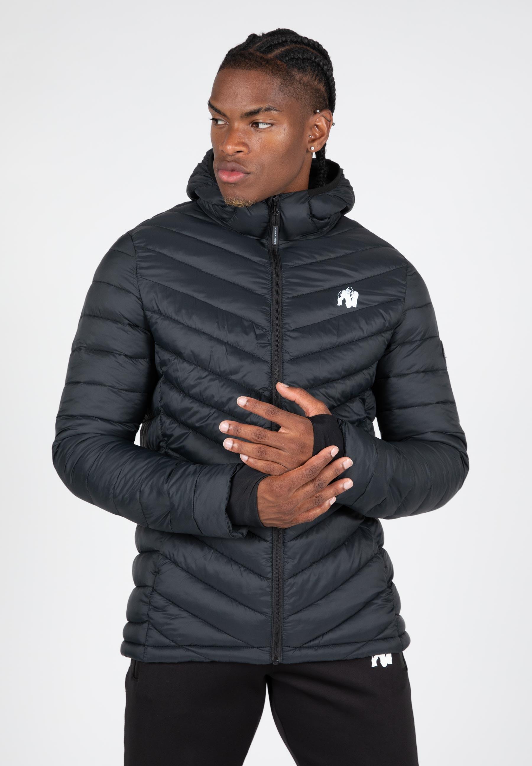 GORILLA WEAR Osborn Puffer Jacke - Schwarz