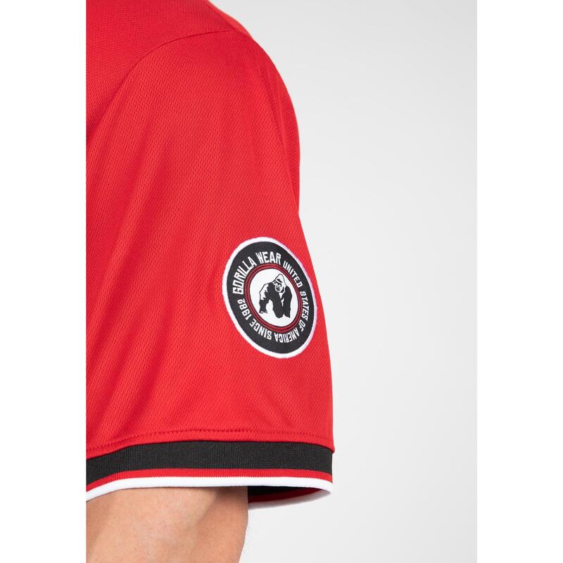 Trenton Maillot de football - Noir/Rouge