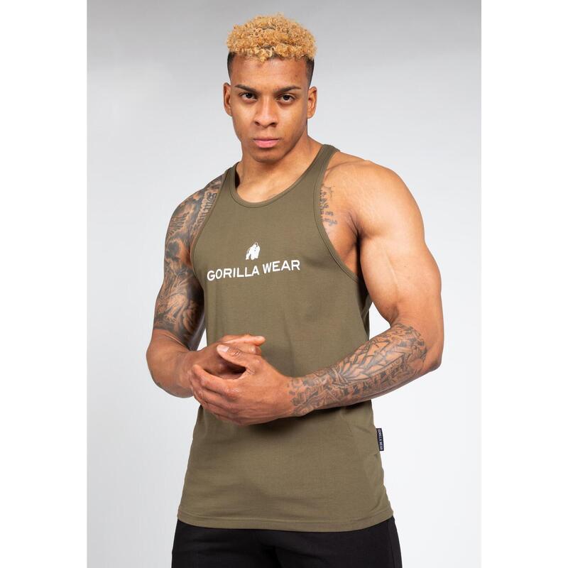 Carter Stretch Tank Top - Army Green - L