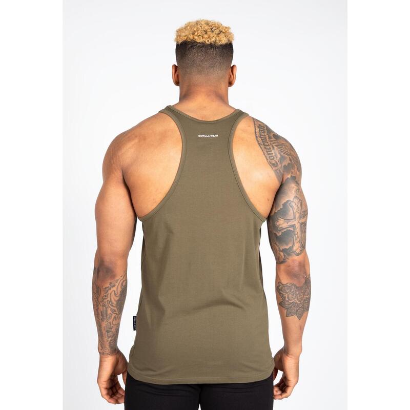 Carter Stretch Tank Top - Army Green - L