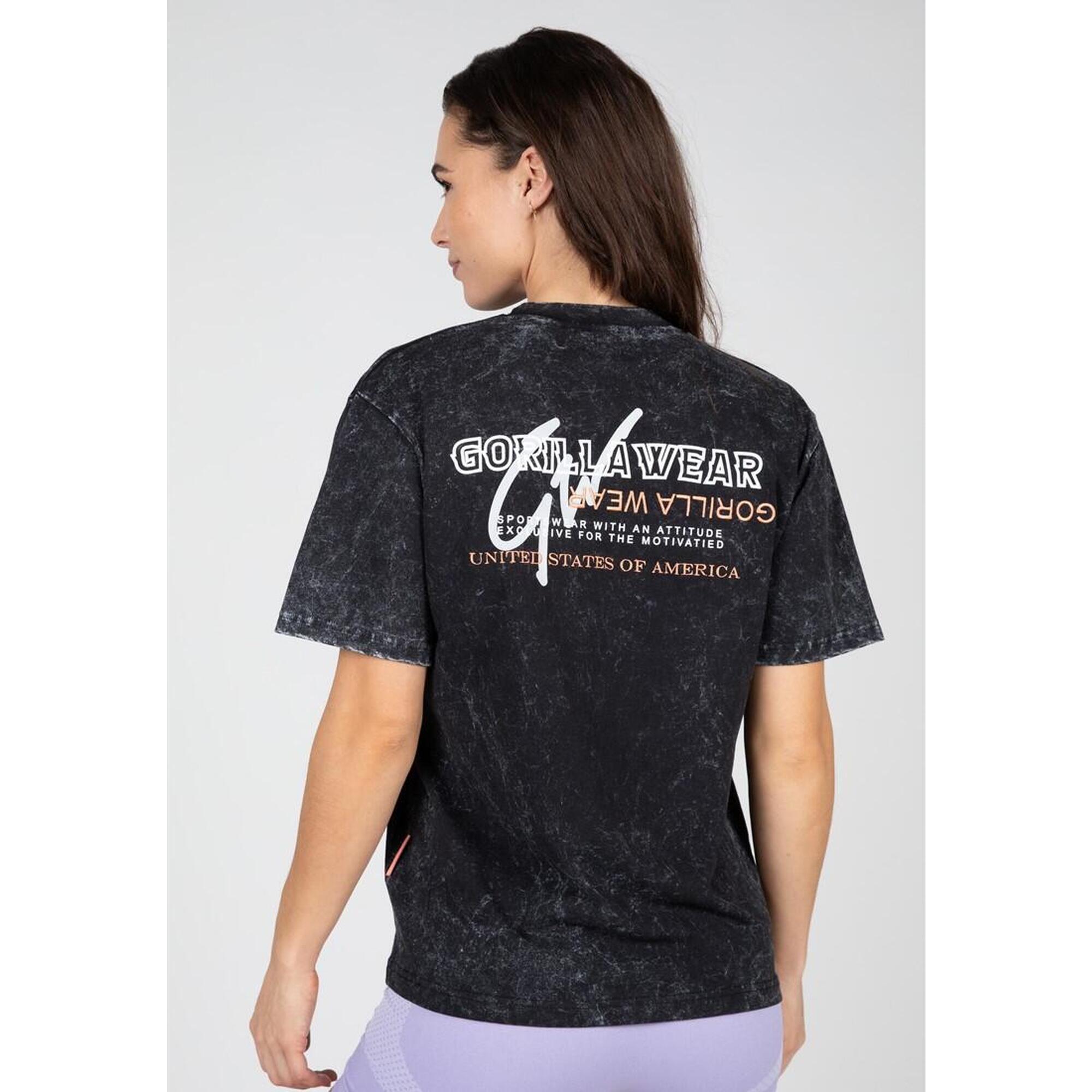 Medina T-Shirt surdimensionné - Washed Noir - XS