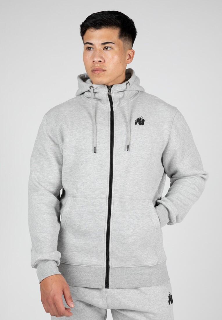 GORILLA WEAR Kennewick Zipped Hoodie - Grijs