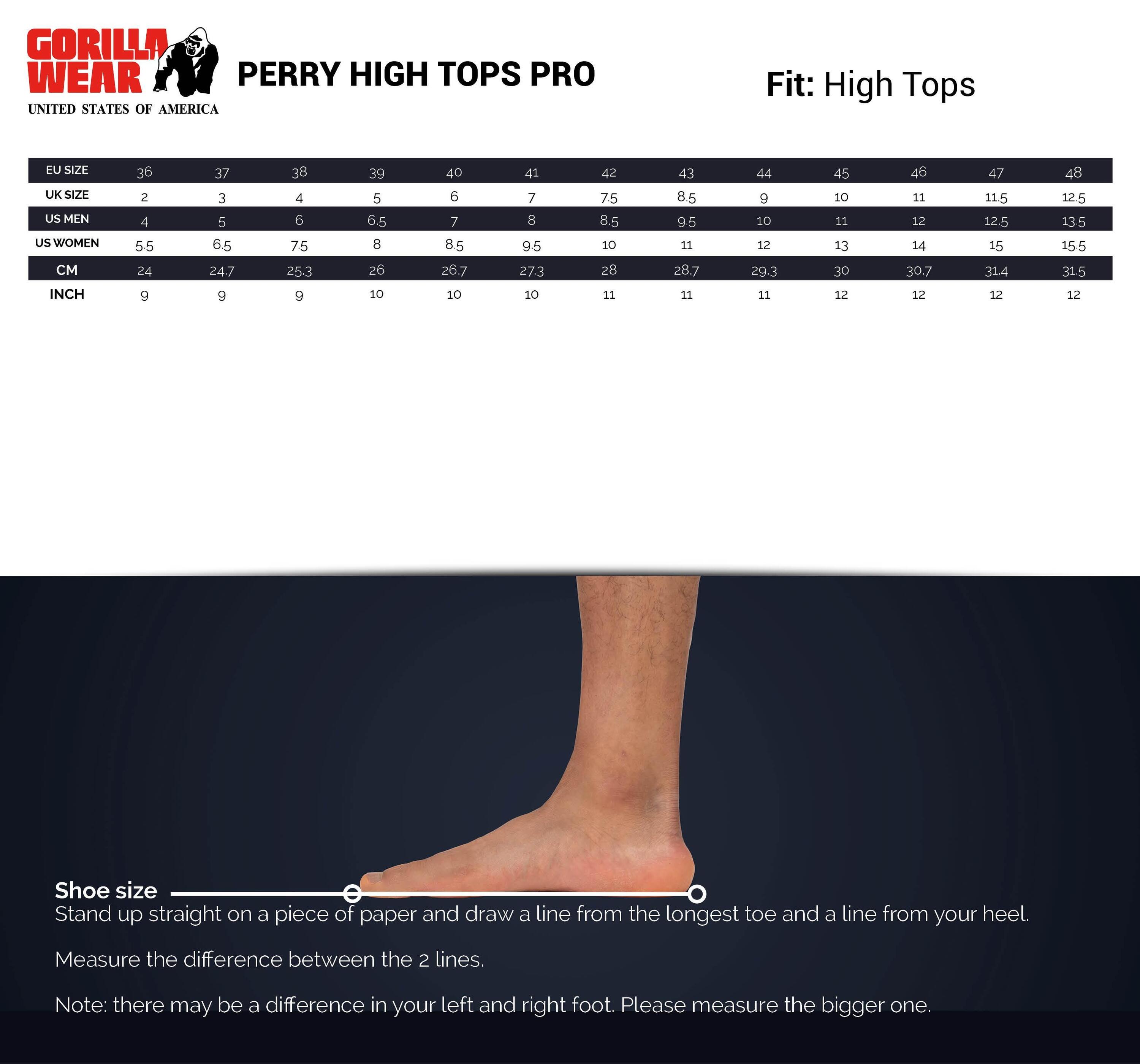 Perry Hohe Sneaker Pro - Schwarz/Schwarz - EU 36 4/6