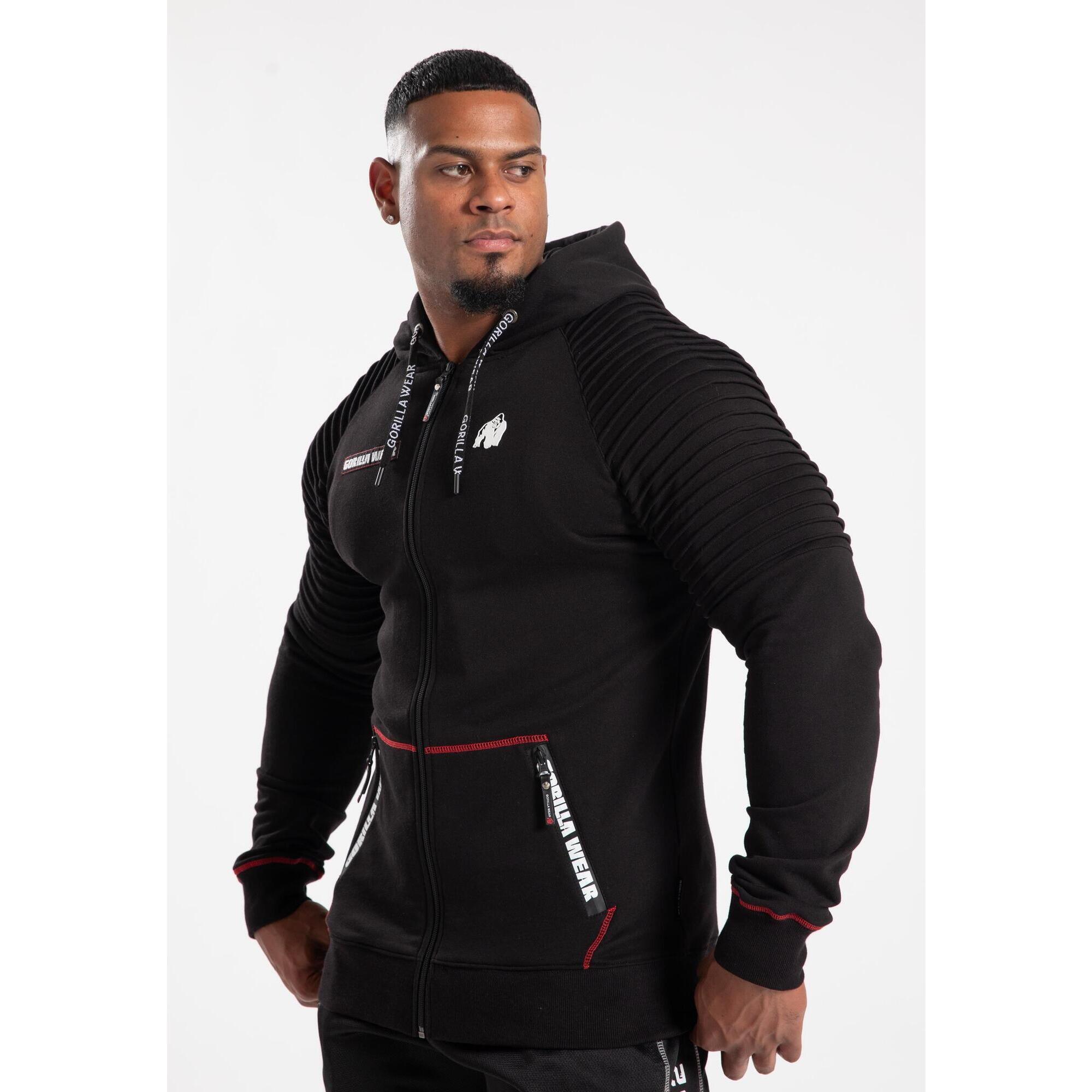 Gorilla Wear - Georgia Sweat À Capuche Zippé - Noir - Sweat-shirt - Noir - 48 Xl - Decathlon