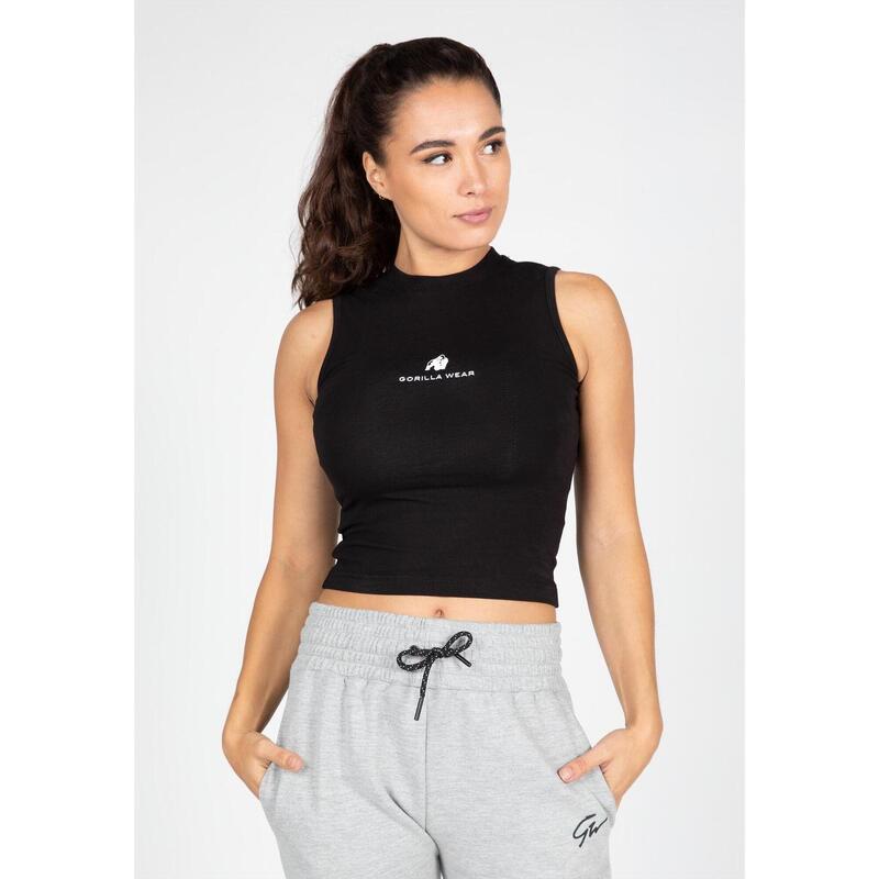 Livonia Crop Top - Czarny