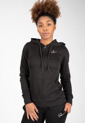Pixley Zipped Hoodie - Zwart