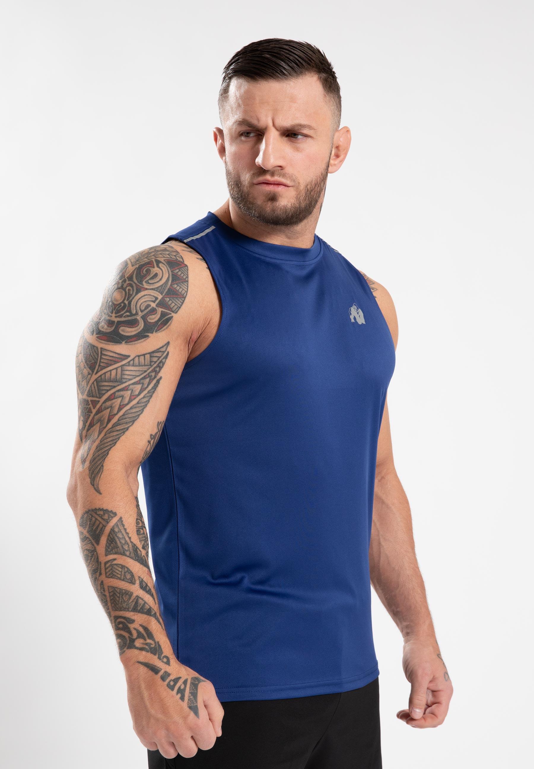 GORILLA WEAR Easton Camiseta de tirantes - Azul