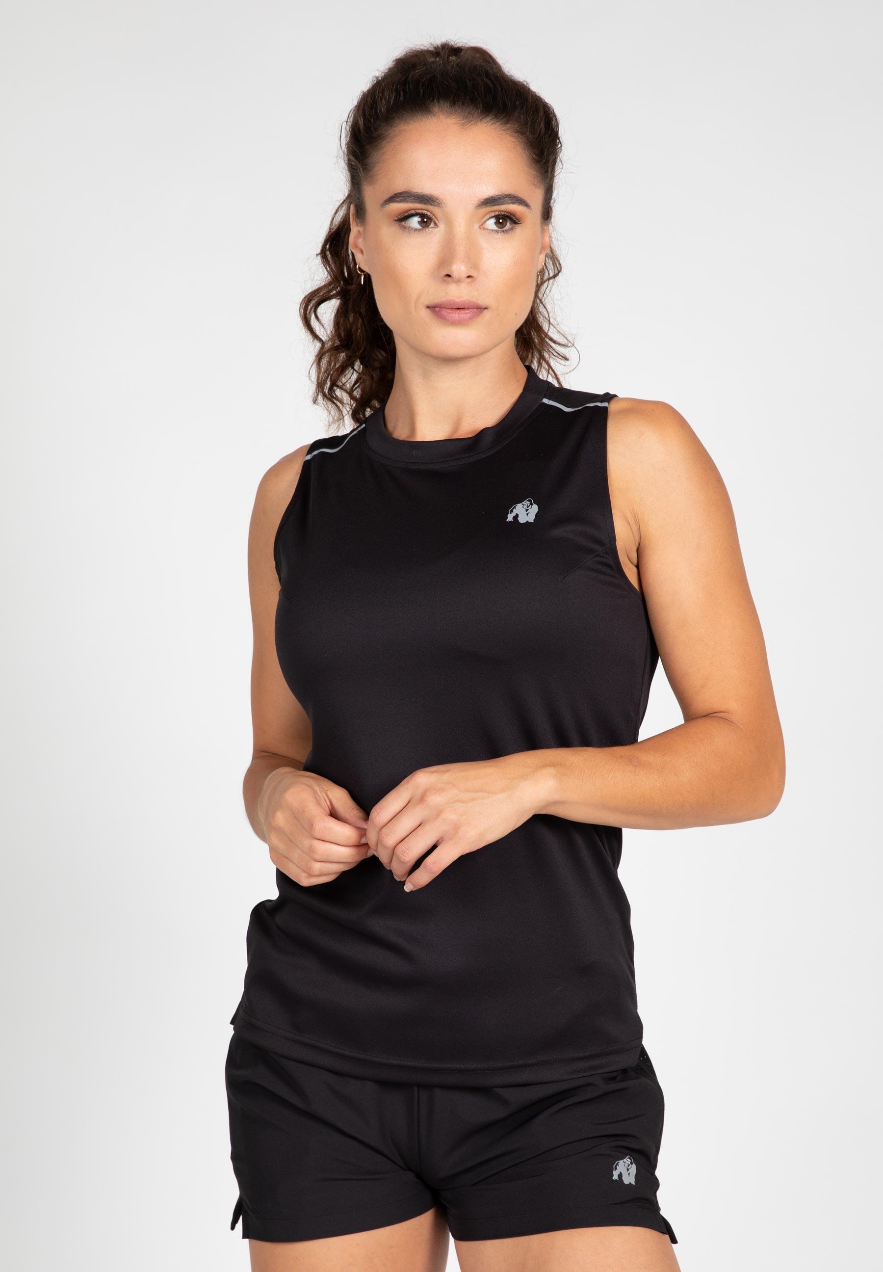 GORILLA WEAR Mokena Camiseta de tirantes - Negro