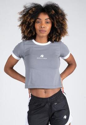 New Orleans Gekürztes T-Shirt - Grau