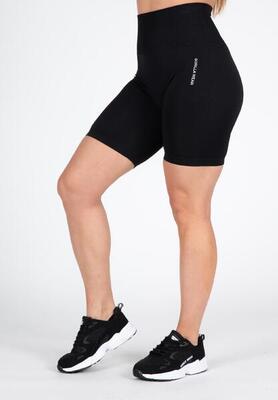 Quincy seamless cycling shorts - zwart