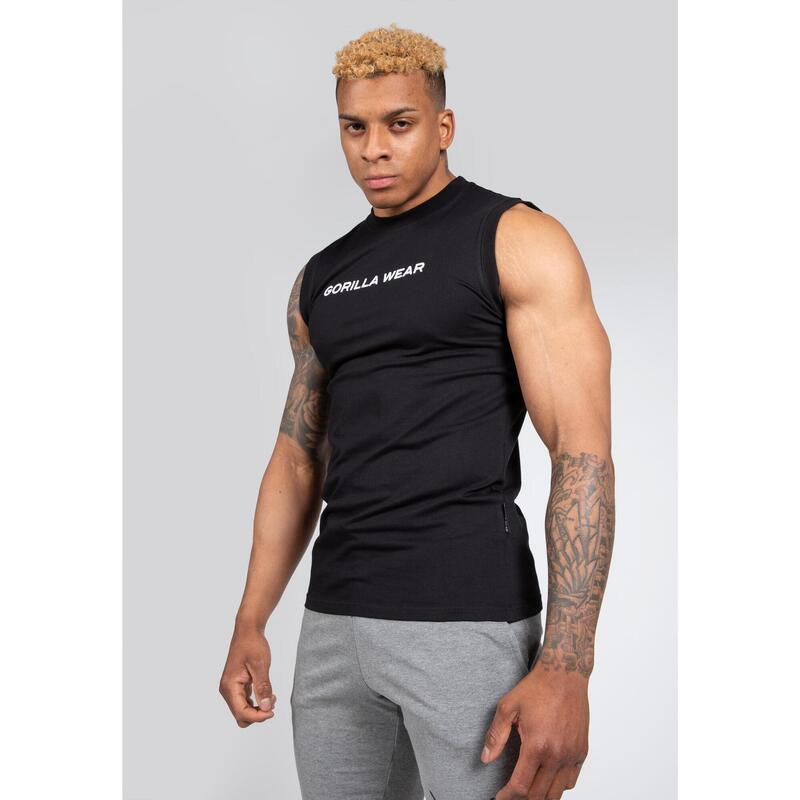 Sorrento Sleeveless T-Shirt - Black - XL