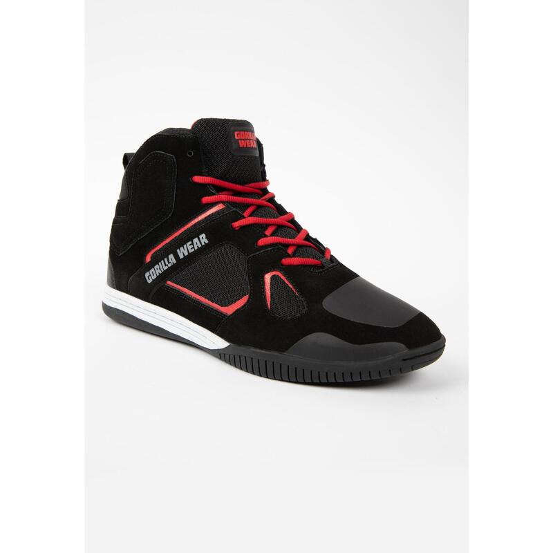 Troy High Tops - Black/Red - EU 40